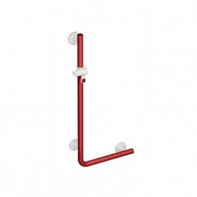 HEWI L-shaped Support Rail with Shower Head Holder